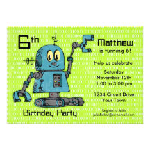 Mr. Robot Personalised Birthday Invitation