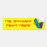 Mr. Skygack from Mars Bumper Stickers