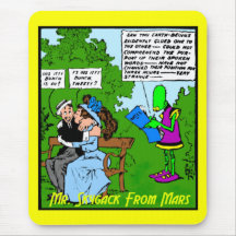 Mr. Skygack Observes a Couple "Spooning" Mouse Pad