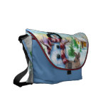 Mr. Snowman Messenger Bag