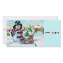 Mr. Snowman Photocard