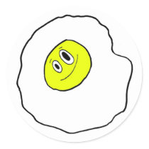 Mr. Sunnysideup in White Stickers