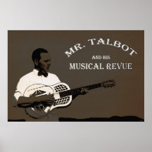 Mr. Talbot's Musical Revue 36 x 24 Poster