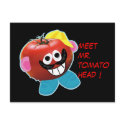 Mr Tomato head humourous parody Postcard