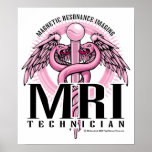MRI Pink Caduceus posters