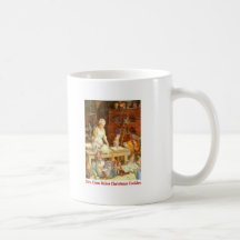 Mrs. Claus and the Elves Bake Christmas Cookies Coffee Mug
