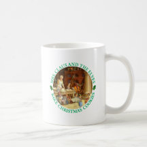 Mrs. Claus & Santa's Elves Bake Christmas Cookies Mugs