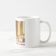 Mrs. Claus & the Elves Bake Christmas Cookies Coffee Mugs