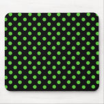 Mrs Cookies Green Spot Polka Dot Mousepad