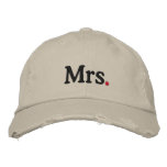 Mrs. Embroidered Hat