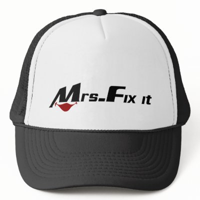 Mrs Fix It Mesh Hats by Just2Cute