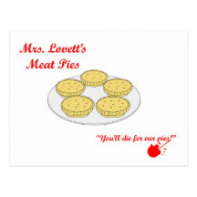 Mrs Lovetts Pie Shop Post Card