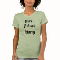 Mrs. Prince Harry t-shirts