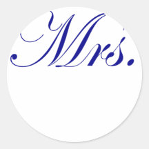 Mrs. Round Stickers