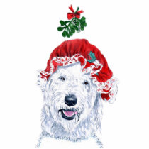 Mrs Santa Labradoodle Sculpture photo sculptures