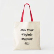 Mrs. West Virginia Pageant 2011 Tote Tote Bags