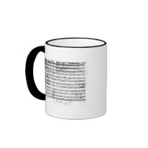 Ms.1548  Ouverture of the opera 'Don Giovanni' Coffee Mugs
