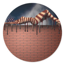 Ms America Round Sticker