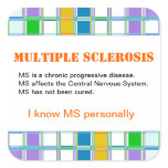 MS Awareness Stickers for Multiple Sclerosis