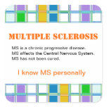 MS Awareness Stickers for Multiple Sclerosis