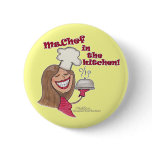 Ms.Chef  in the kitchen buttons