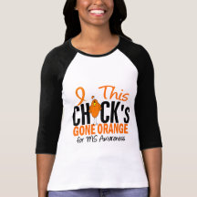 MS Chick Gone Orange T-shirts