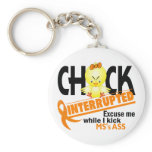 MS Chick Interrupted 2 keychains
