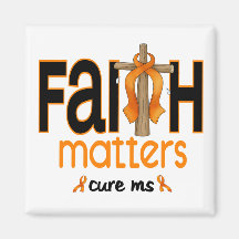 MS Faith Matters Cross 1 Magnets