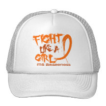 MS Fight Like A Girl 5.3 Trucker Hats