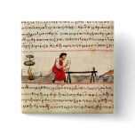 Ms. Grec 479 Traditional ivory work Pinback Button