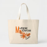 MS Multiple Sclerosis BUTTERFLY 3.1 Canvas Bag