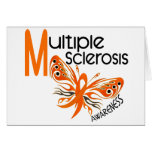 MS Multiple Sclerosis BUTTERFLY 3.1 Greeting Card