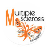 MS Multiple Sclerosis BUTTERFLY 3.1 stickers