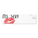 ms-sexy bumper stickers