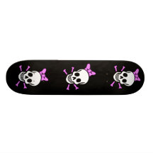 Ms Skull Skateboard