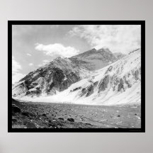 Mt. Aconcagua in Argentina 1902 Poster