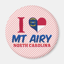 Mt Airy, North Carolina Refrigerator Magnet