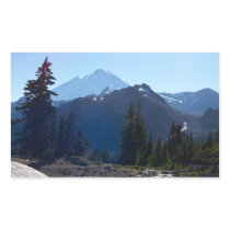 Mt. Baker from Artist Point. Rectangle Sticker