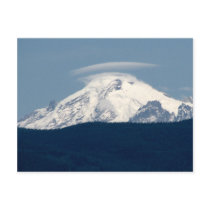 Mt Baker With Cloud Postcard