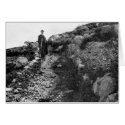 Mt. Carmel, trail near Shrine of the Bab, ca. 1907 cards