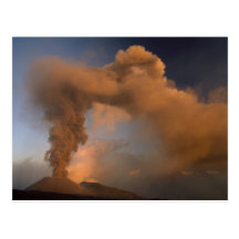 Mt. Etna summit vent, Sicily, Italy Post Cards