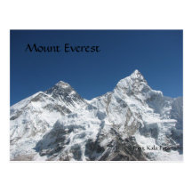 Mt Everest from Kala Patar Postcard