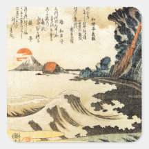 Mt Fuji by Kuniyoshi Utagawa Stickers