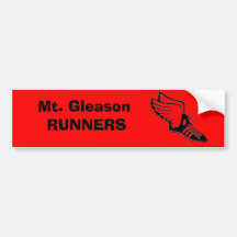 Mt. Gleason RUNNERS Bumper Stickers