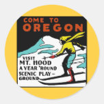 Mt. HOOD OREGON - Vintage Travel Sticker
