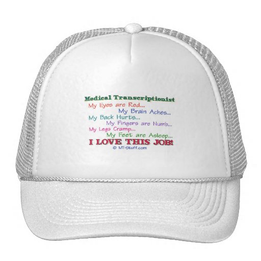 MT I Love This Job Trucker Hat