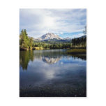 Mt. Lassen From Manzanita Lake Post Card