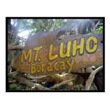 mt luho boracay postcard
