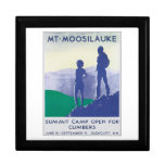 Mt. Moosilauke Vintage Travel Poster Keepsake Box