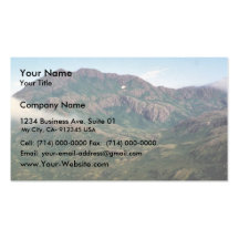 Mt. Reed Adak Island Business Card Template